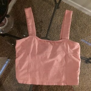 Baby pink crop top 💕